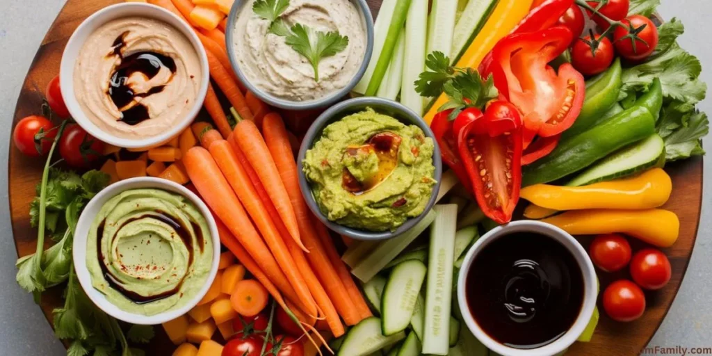 What is good to dip veggies in