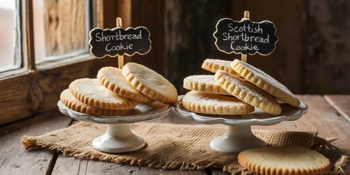 What is the difference between a shortbread cookie and a Scottish shortbread cookie